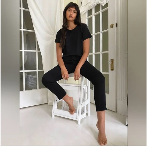 Aritzia Denim Forum Yoko High Rise Slim Jeans 28L in Stay Black Size 28 - Picture 3 of 6